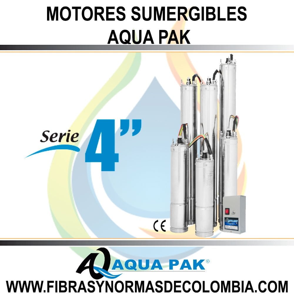 MOTORES SUMERGIBLES AQUA PAK