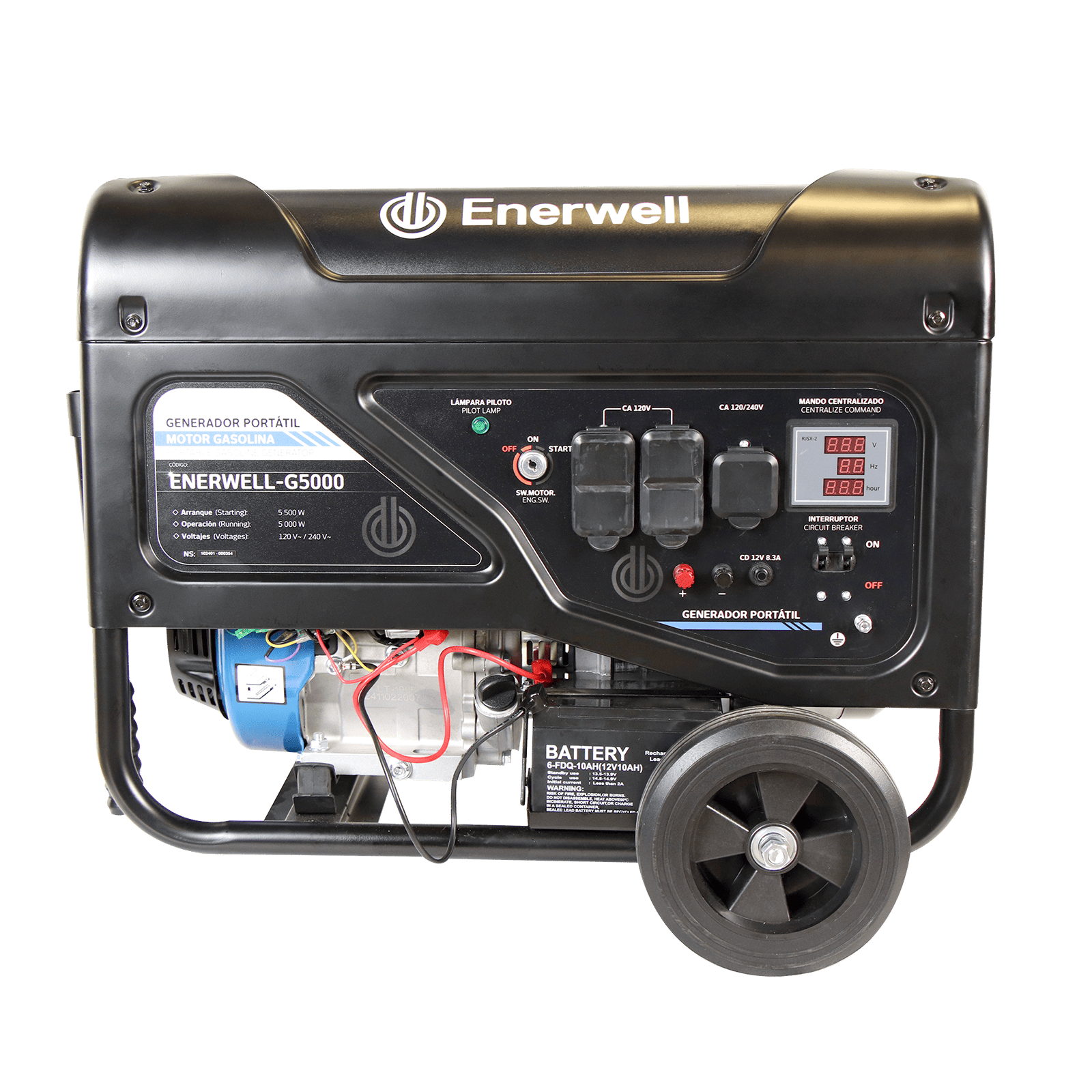 Generador portátil a gasolina