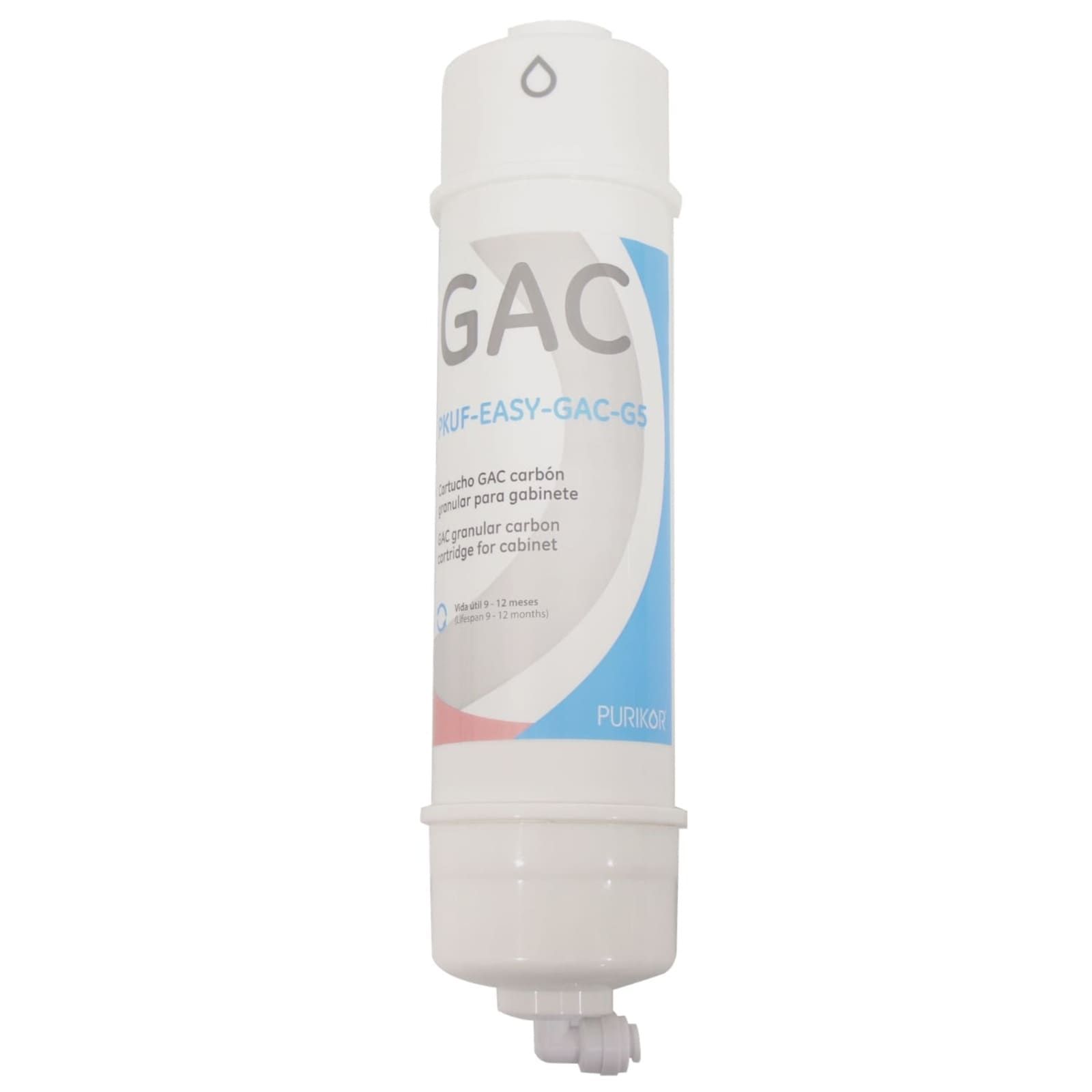 Filtro cartucho de carbón activado granular (GAC)