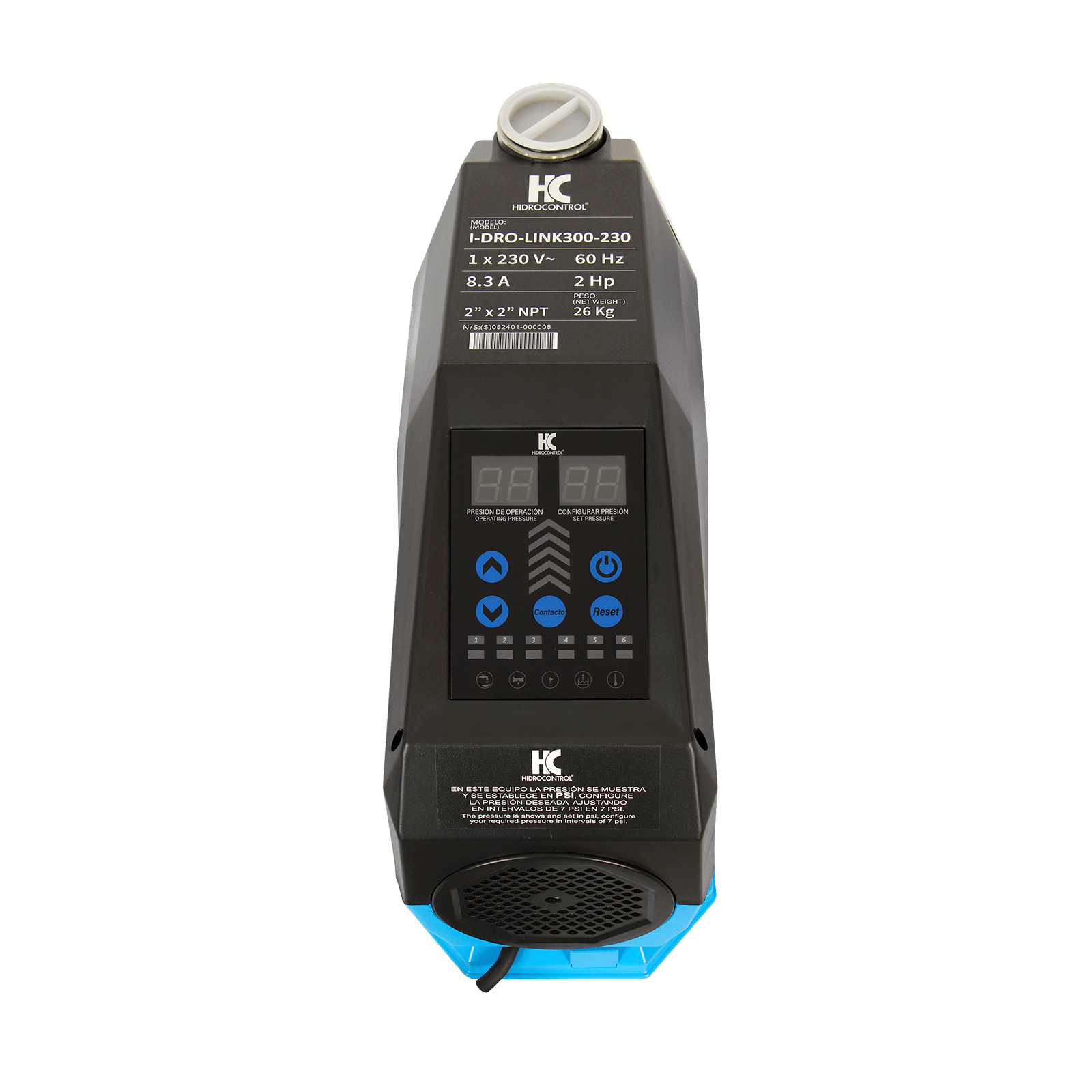 Presurizador inteligente inverter de presión constante