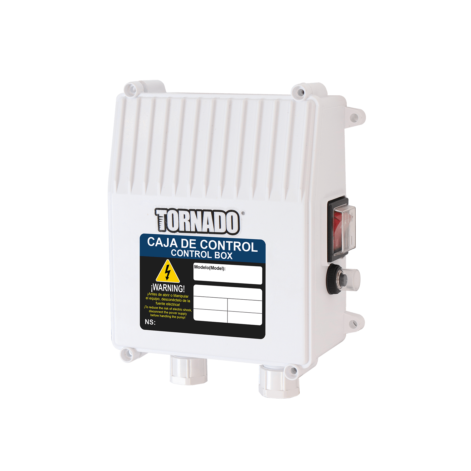 Caja de control para motor sumergible TORNADO monofásico