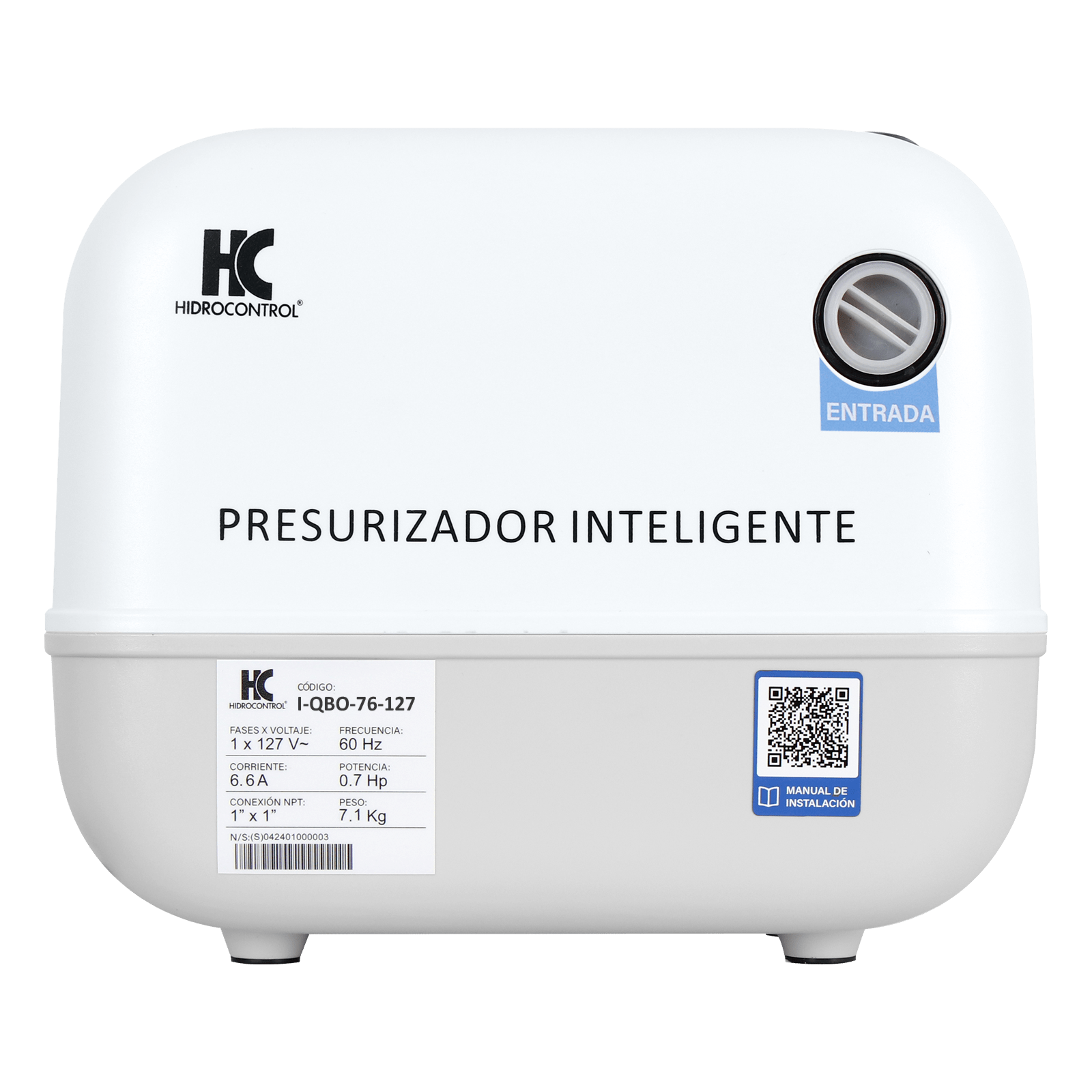 Presurizador inteligente inverter de presión constante
