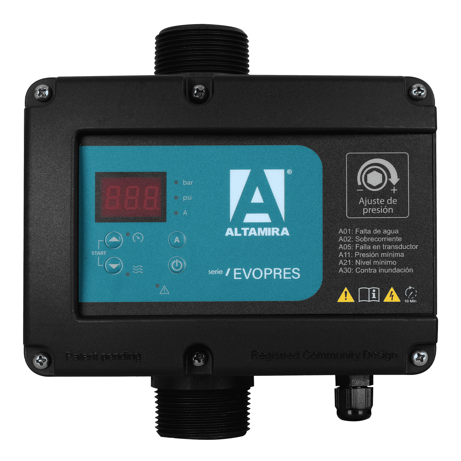 Kit automático con regulación de presión
