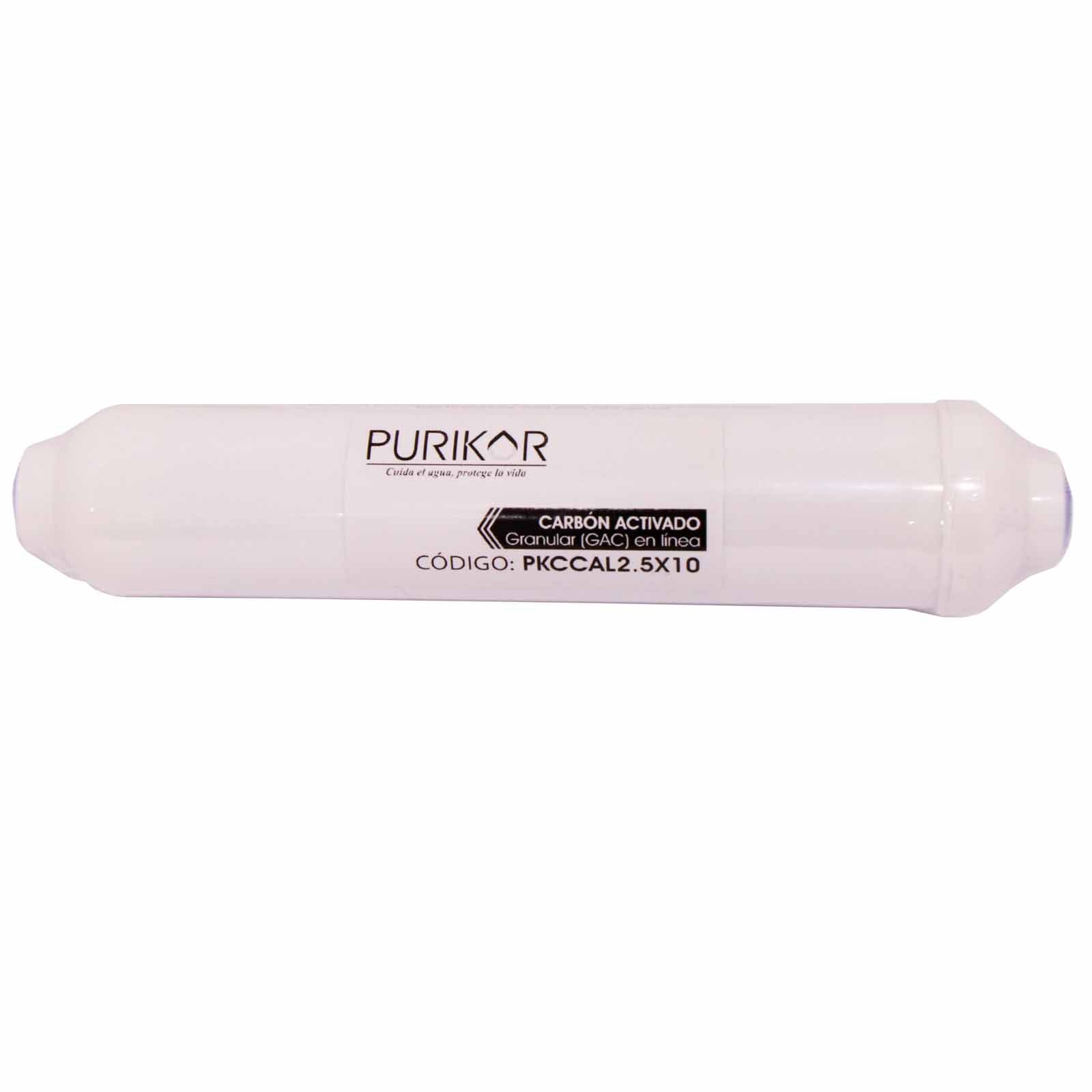 Filtro cartucho de carbón activado granular en línea