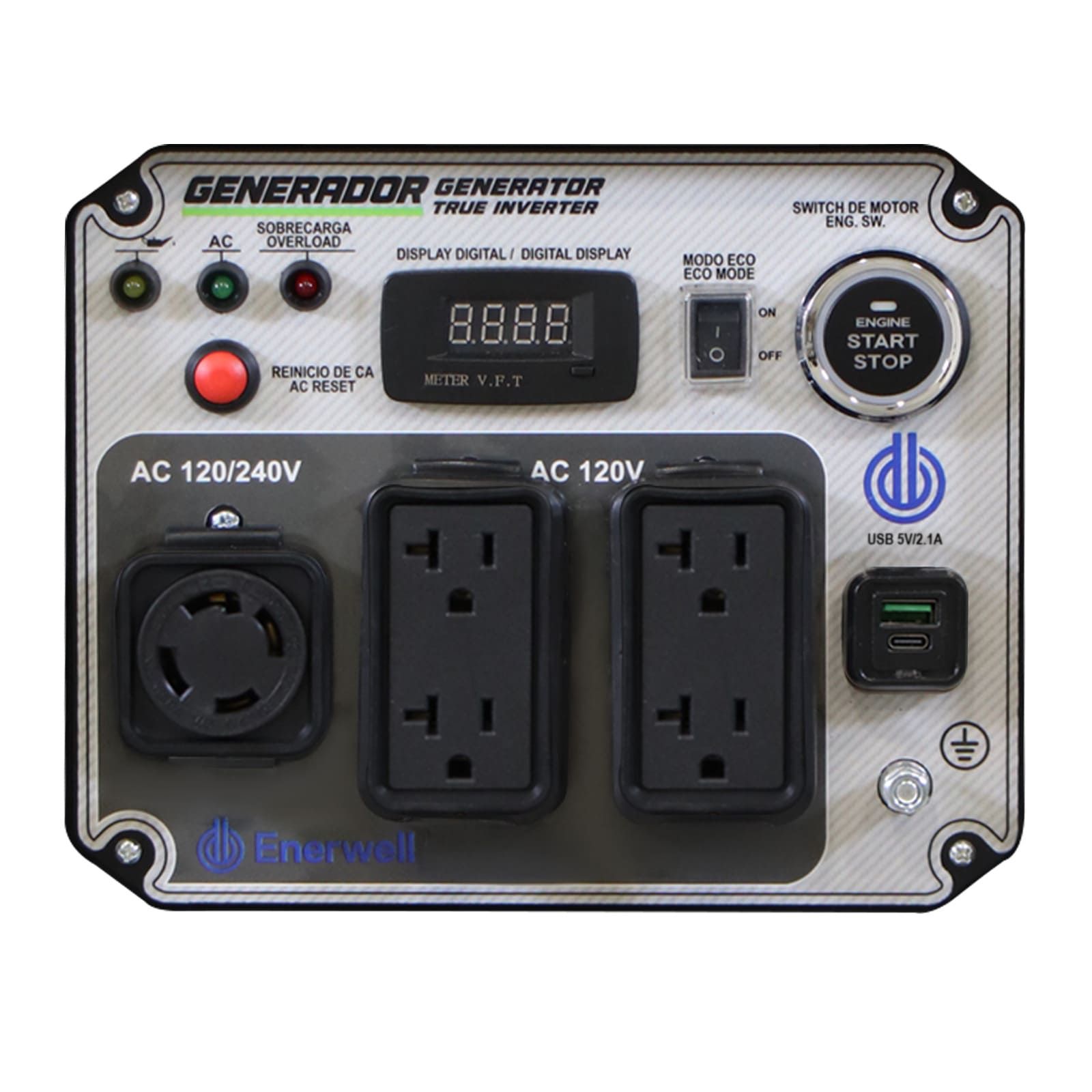 Generador portátil a gasolina (True Inverter) - EWGINV-5K-GSL-M