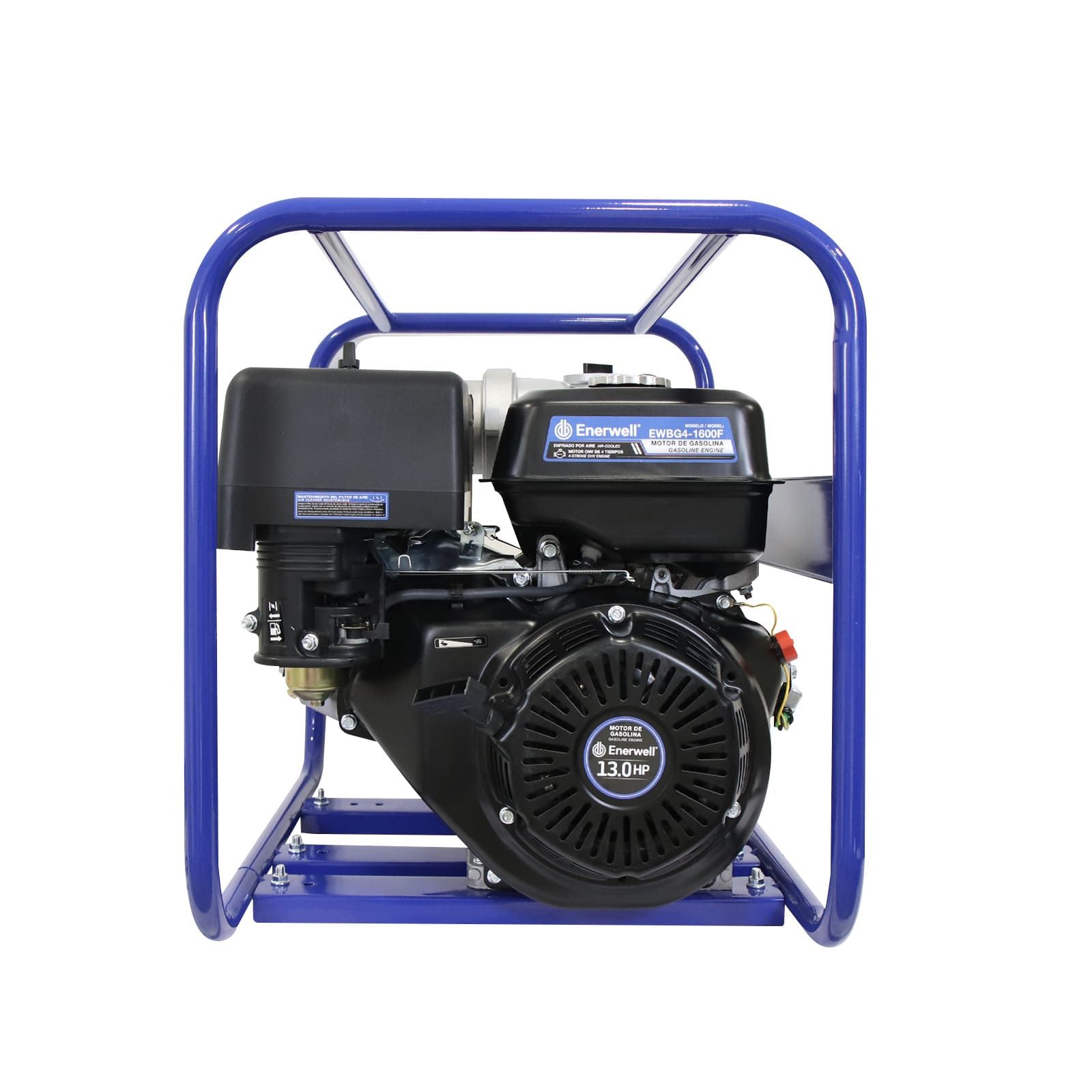 Bomba de agua con motor a gasolina